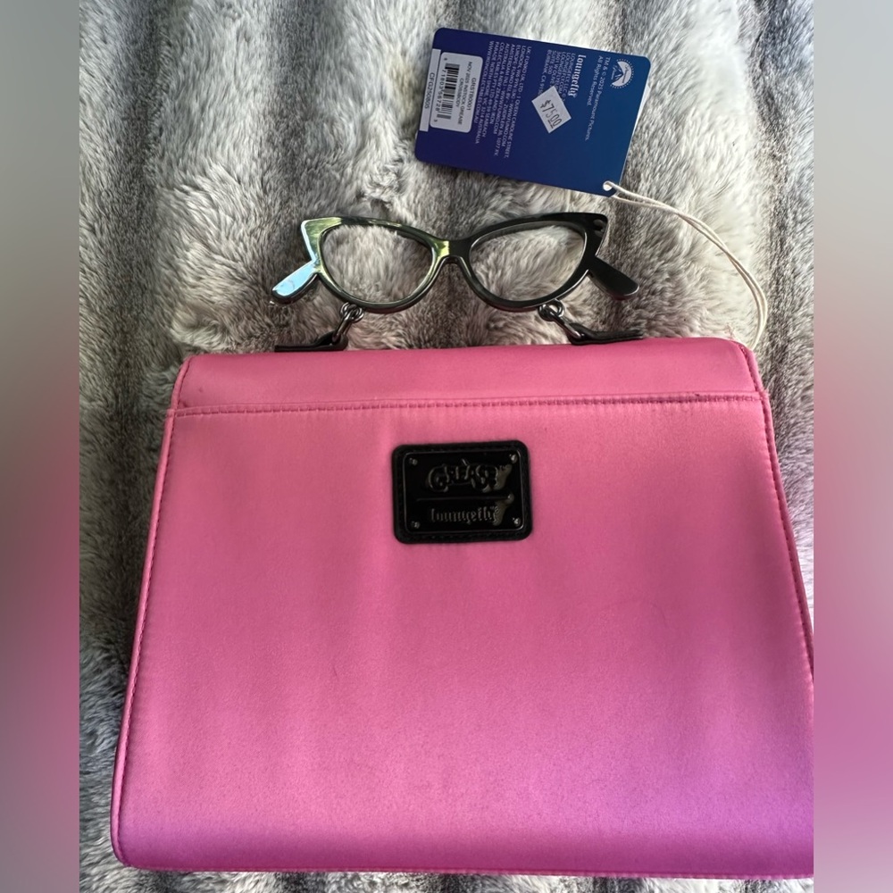 Loungefly Grease Pink Ladies Crossbody Bag NWT - Picture 5 of 11
